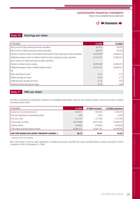 Download the 2009 annual report in PDF format - ANF