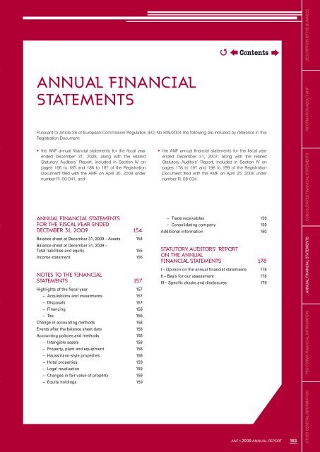 Download the 2009 annual report in PDF format - ANF