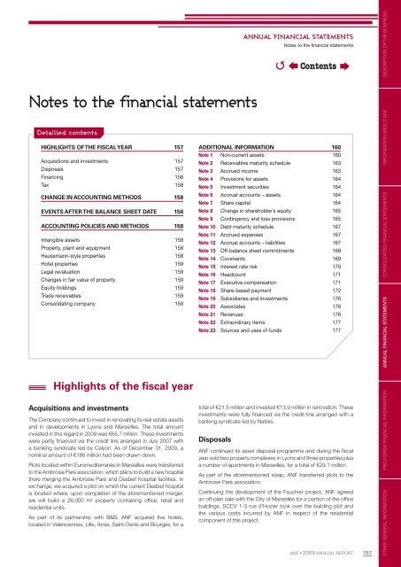 Download the 2009 annual report in PDF format - ANF