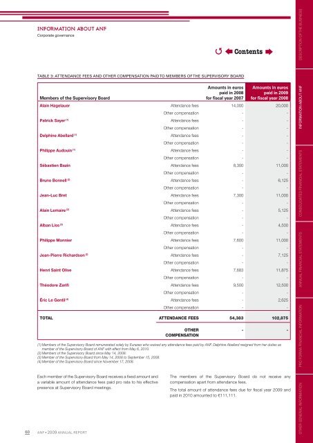 Download the 2009 annual report in PDF format - ANF