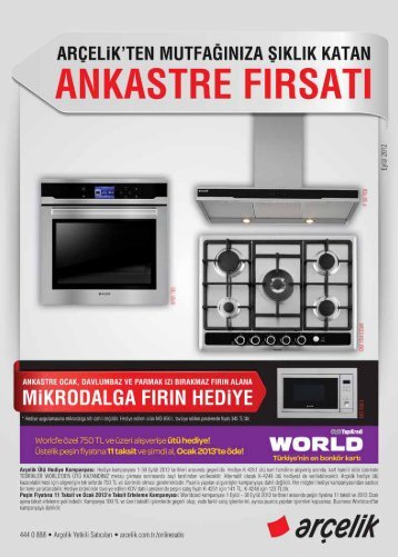 ile s›n›rl›d›r. Bask› ve tipografi yüzünden kaynaklanan yanl ... - Arçelik