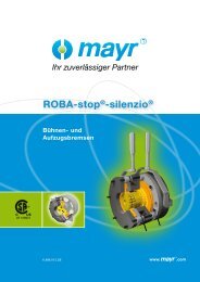 ROBA-stop®-silenzio® - Mayr