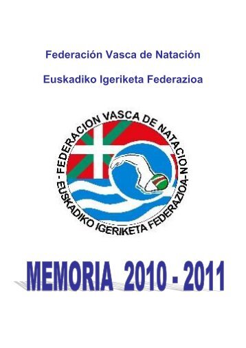 Memoria 2005-2006 - FederaciÃ³n Vasca de NataciÃ³n.