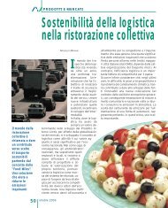 Sostenibilità della logistica nella ristorazione collettiva - Ecomeal