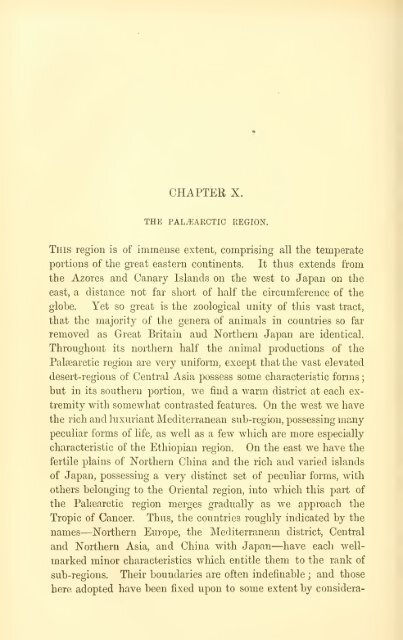 The geographical distribution of animals, with a study of the relations ...