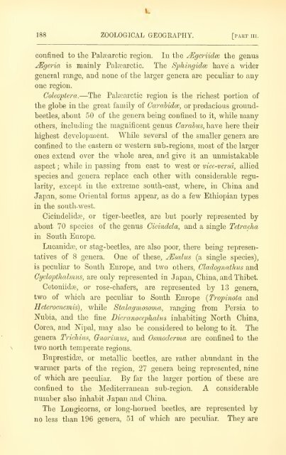 The geographical distribution of animals, with a study of the relations ...