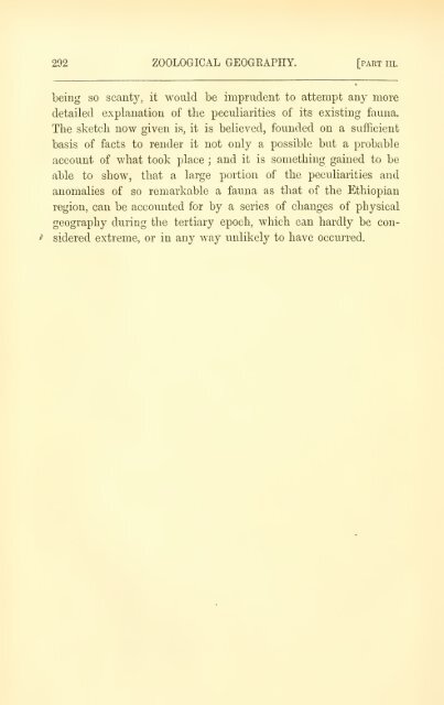 The geographical distribution of animals, with a study of the relations ...