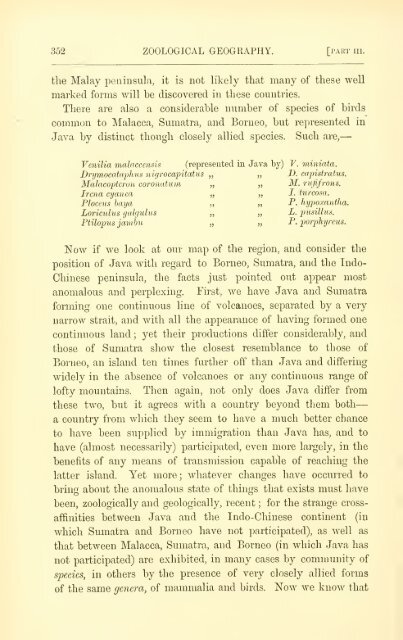 The geographical distribution of animals, with a study of the relations ...