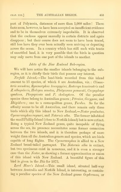 The geographical distribution of animals, with a study of the relations ...