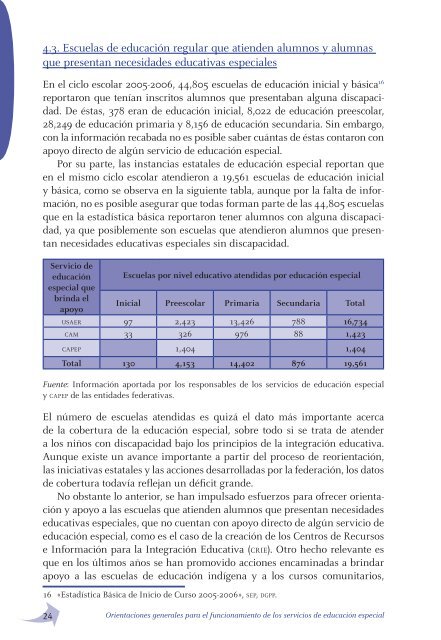 Orientaciones generales para el funcionamiento de los servicios de ...