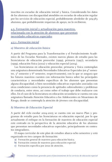 Orientaciones generales para el funcionamiento de los servicios de ...