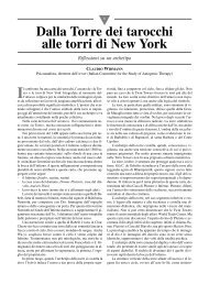 Dalla Torre dei tarocchi alle torri di New York - Claudio Widmann