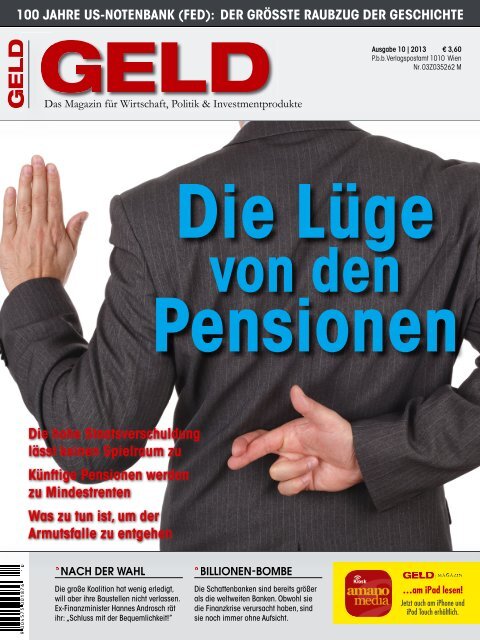 Künftige Pensionen werden zu Mindestrenten Was ... - GELD-Magazin