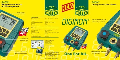 One For All - Refco Manufacturing Ltd.