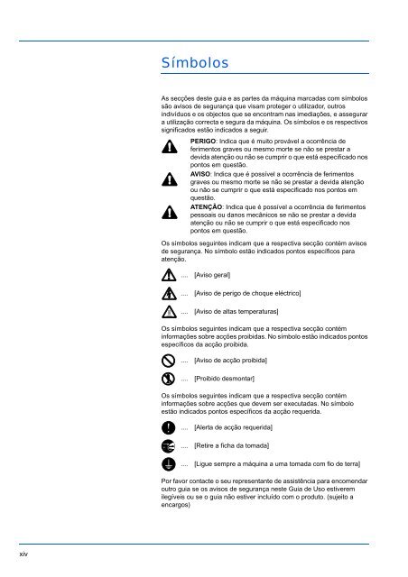 MANUAL DE INSTRUÃÃES - Utax