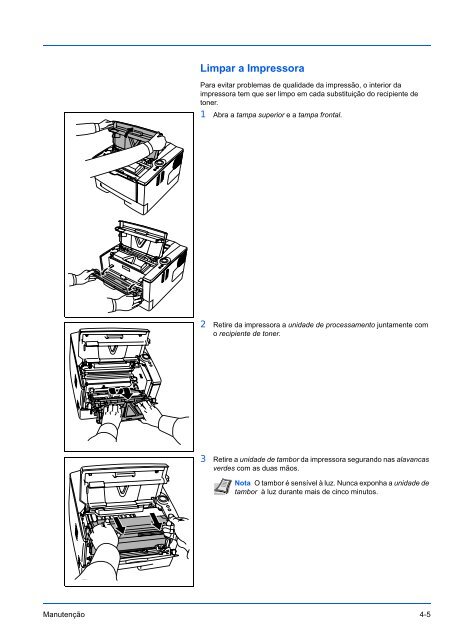 MANUAL DE INSTRUÃÃES - Utax