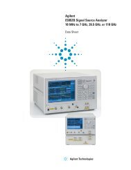 Agilent E5052B Signal Source Analyzer 10 MHz to 7 GHz, 26.5 GHz ...