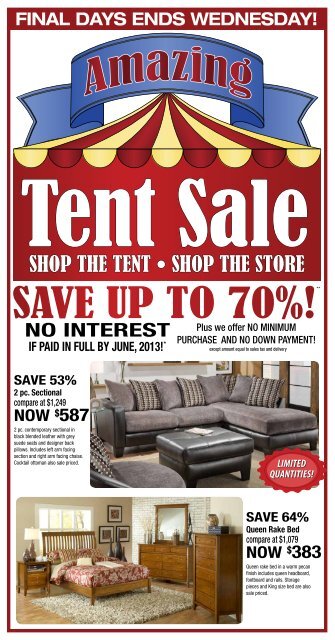 Shop The Tent A Shop The Store Levin Furniture