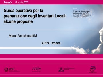 Marco Vecchiocattivi - ARPA Umbria