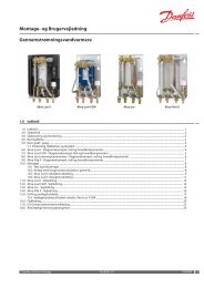 GennemstrÃ¸mningsvandvarmere - Danfoss Redan A/S