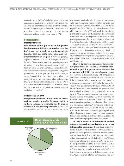 Estudio retrospectivo sobre las evaluaciones de la asistencia a los ...