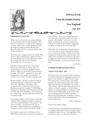 NEWSLETTER Fall 2011-1 - Viola da Gamba Society - New England