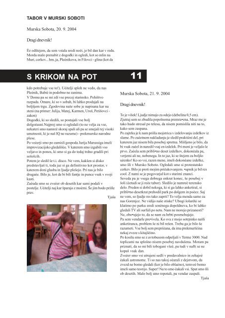 Krik 1 - Osnovna Å¡ola Franceta PreÅ¡erna Kranj
