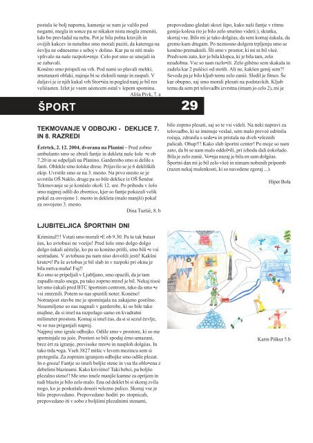 Krik 1 - Osnovna Å¡ola Franceta PreÅ¡erna Kranj