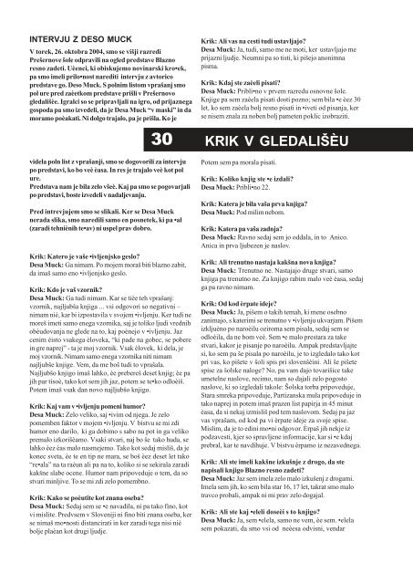 Krik 1 - Osnovna Å¡ola Franceta PreÅ¡erna Kranj