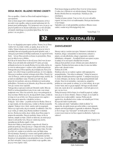 Krik 1 - Osnovna Å¡ola Franceta PreÅ¡erna Kranj