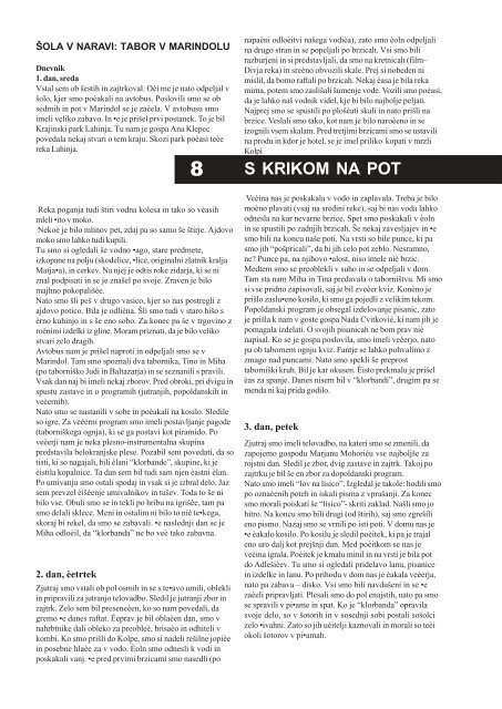 Krik 1 - Osnovna Å¡ola Franceta PreÅ¡erna Kranj