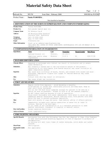 Tutela W140/MDA - FL Selenia