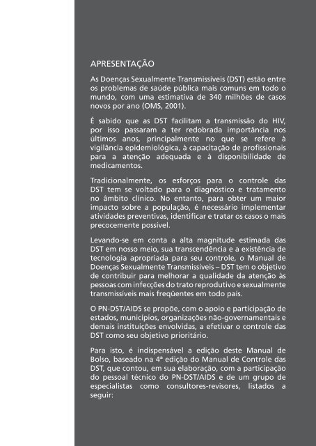 DST: Manual de Bolso - Canal Minas SaÃºde