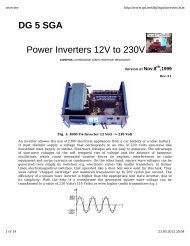 DG 5 SGA Power Inverters 12V to 230V