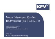 Neue Lösungen für den Radverkehr (RVS 03.02.13)