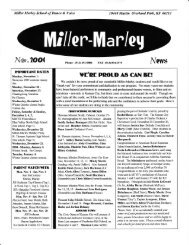 November - Miller Marley School of Dance and Voice