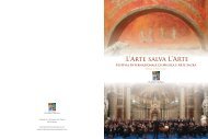 L'Arte salva L'Arte - Festival Internazionale di Musica e Arte Sacra