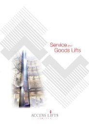 Download Service and goods lifts up to 100kg brochure