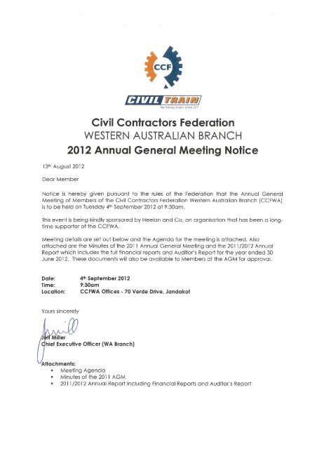 C I llll TRAIN - Civil Contractors Federation