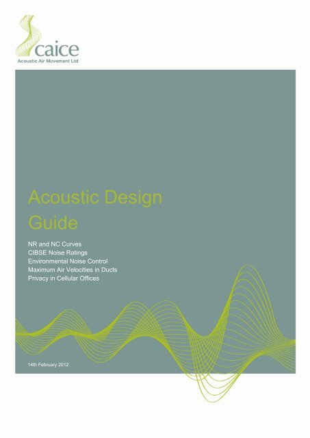 Acoustic design guide - Caice