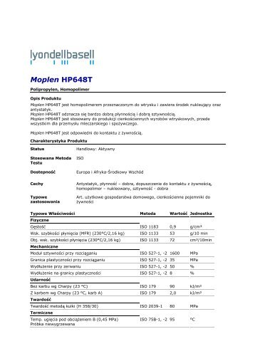 Moplen HP648T.pdf - Motor Polimer