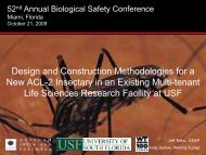 design and construction methodologies for a new acl-2 insectary in ...