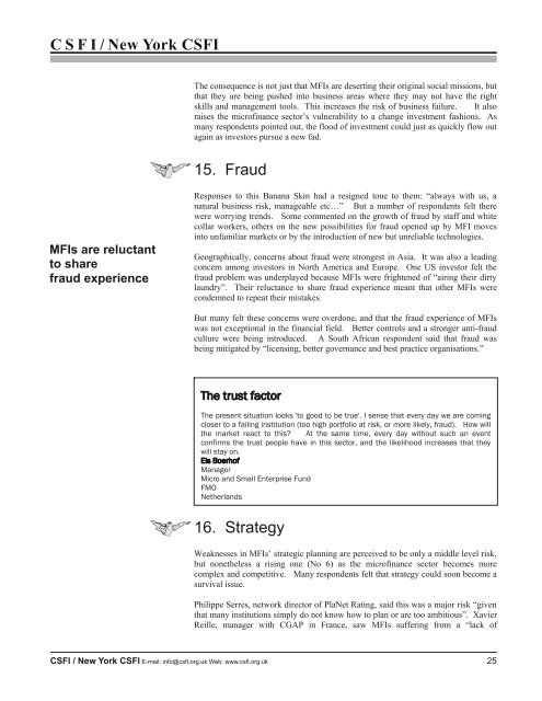 Microfinance Banana Skins 2008 - Citigroup