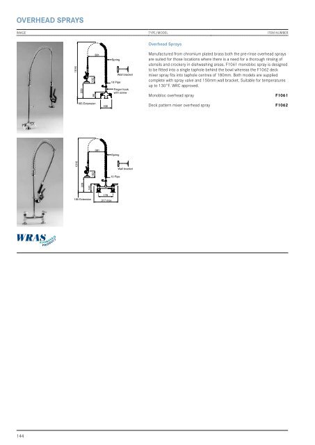 FRANKE SALES CATALOGUE