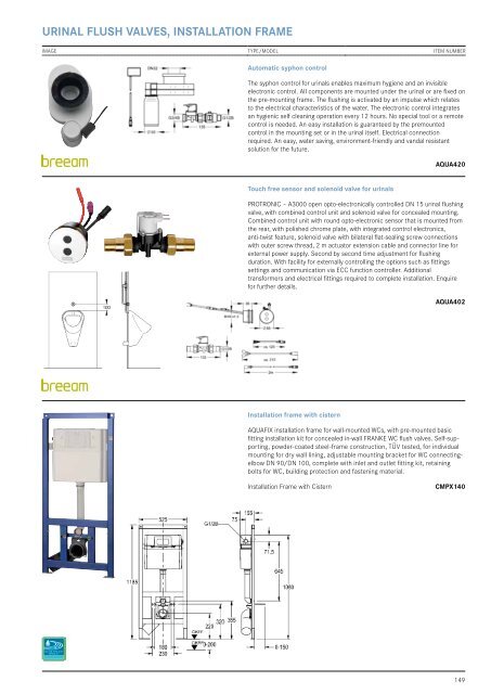 FRANKE SALES CATALOGUE