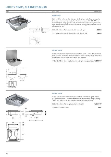 FRANKE SALES CATALOGUE