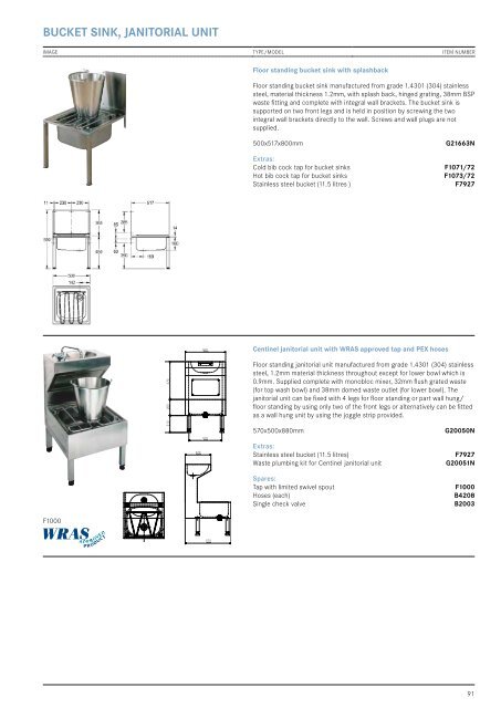 FRANKE SALES CATALOGUE