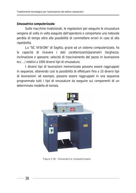 Trasferimento tecnologico per l'Automazione nel Settore Calzaturiero