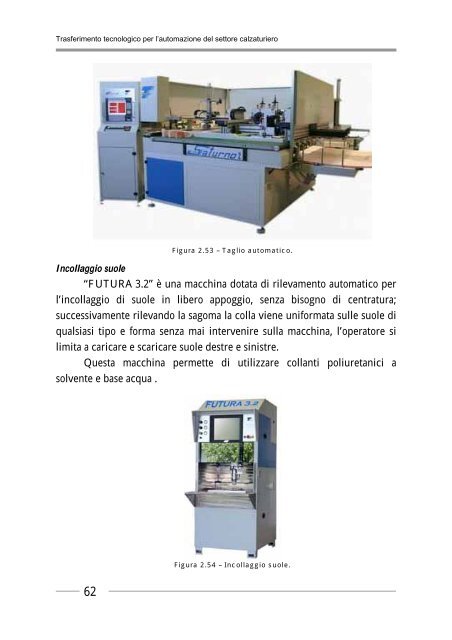 Trasferimento tecnologico per l'Automazione nel Settore Calzaturiero