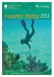 Expedition Briefing - Earthwatch Institute